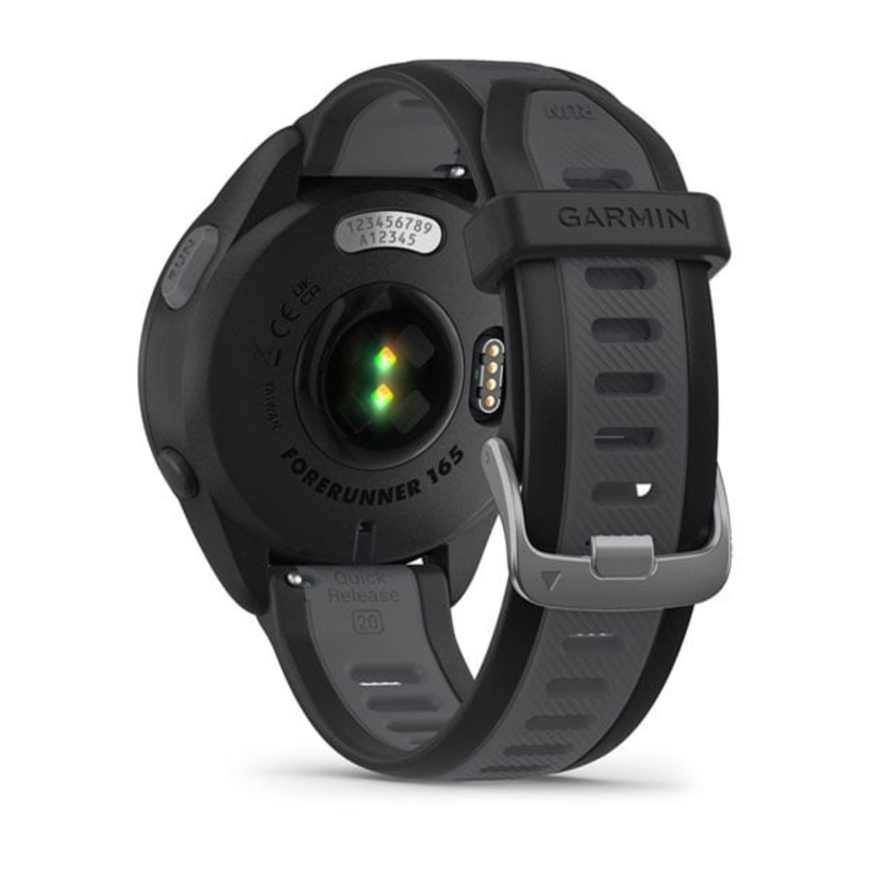 Jual Jam Tangan Lari Pria Garmin Forerunner 165 Black - Slate Gray Original 010-02863-Aa - hoopspoint.com