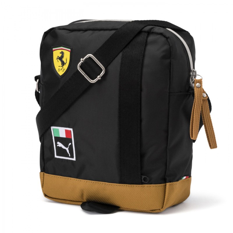 Jual Tas Sneakers Puma Scuderia Ferrari Fanwear Portable Black Original 075501-02 - hoopspoint.com