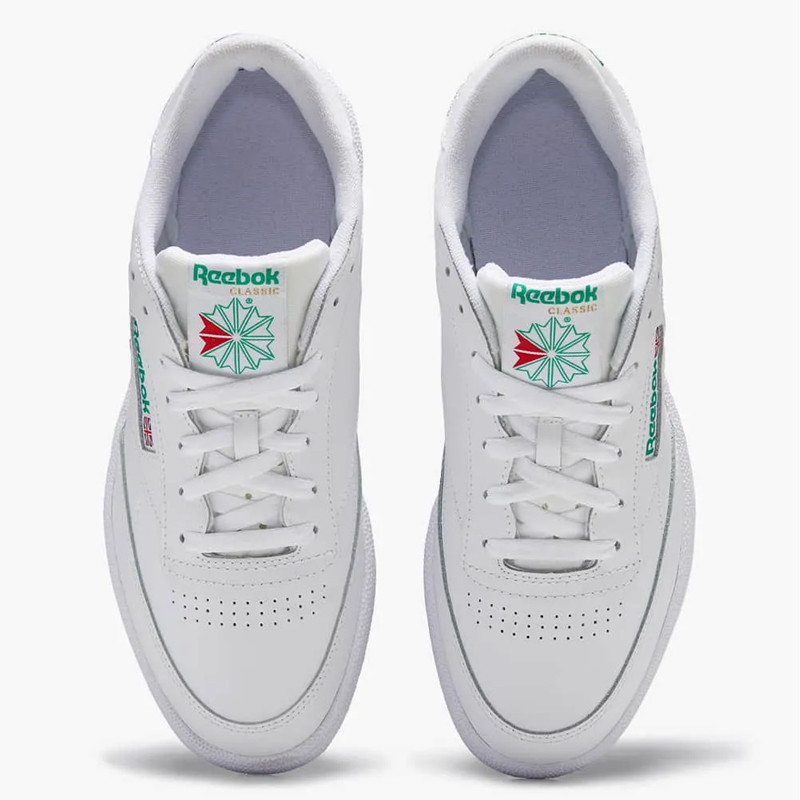 Jual Sepatu Sneakers Reebok Club C 85 White Original 10000155 - hoopspoint.com