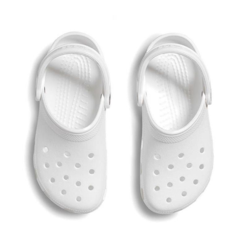 Jual Sandal Sneakers Crocs Classic Clog White Original 10001-100 - hoopspoint.com
