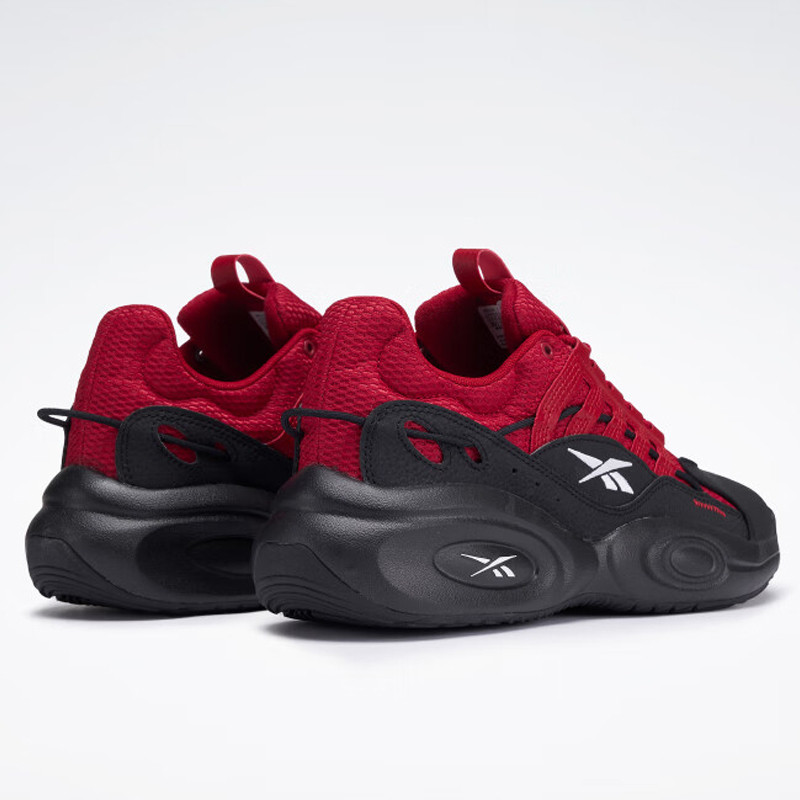 Jual Sepatu Basket Reebok Solution Mid Black Red Original 100033897 - hoopspoint.com