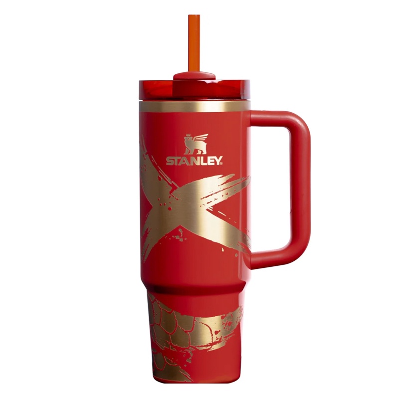 Beli Botol Minum Basket Stanley 2025 Lunar New Year Quencher H2.0 Flowstate Tumbler 30 Oz Red Original 1010829125