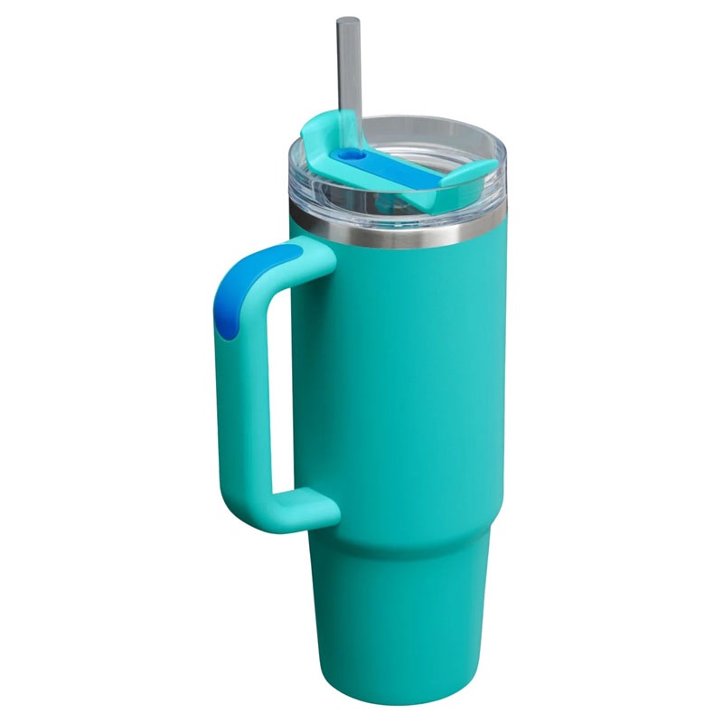 Jual Botol Minum Training Stanley The Quencher H2.0 Flowstate Tumbler 30 Oz Aqua Original 1011825283 - hoopspoint.com