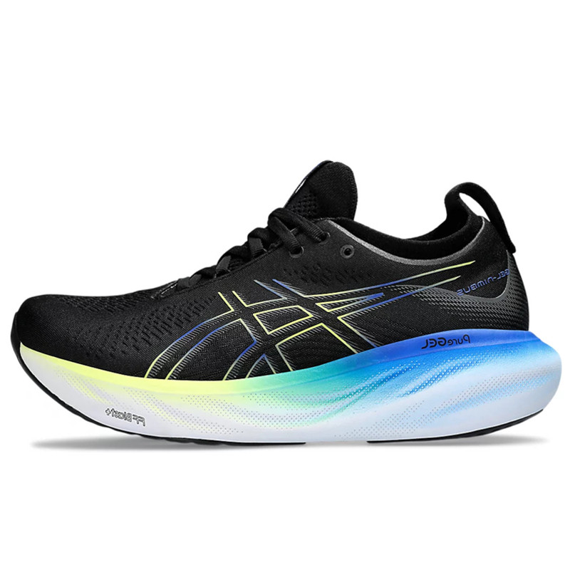 Jual Sepatu Lari Asics Gel-Nimbus 25 Black Original 1011B547-004 - hoopspoint.com