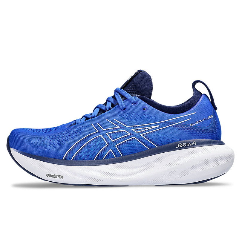 Jual Sepatu Lari Asics Gel-Nimbus 25 Blue Original 1011B547.404 - hoopspoint.com