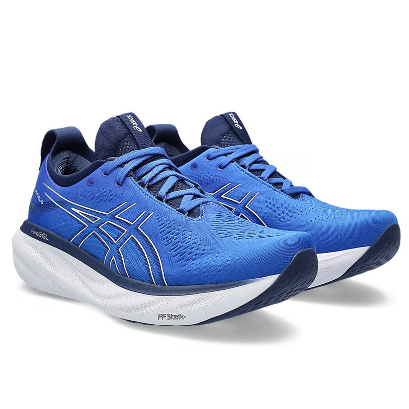 Jual Sepatu Lari Asics Gel-Nimbus 25 Blue Original 1011B547.404 - hoopspoint.com