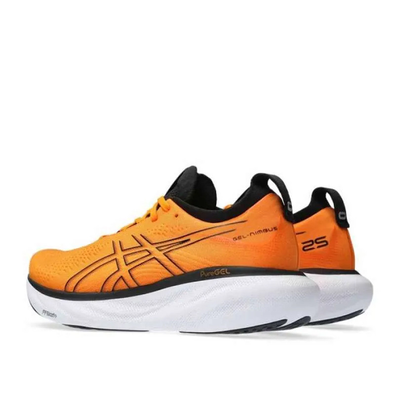 Jual Sepatu Lari Asics Gel-Nimbus 25 Bright Orange Original 1011B547.800 - hoopspoint.com