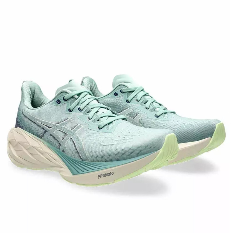 Jual Sepatu Lari Asics Novablast 4 Light Celadon Original 1011B693.301 - hoopspoint.com