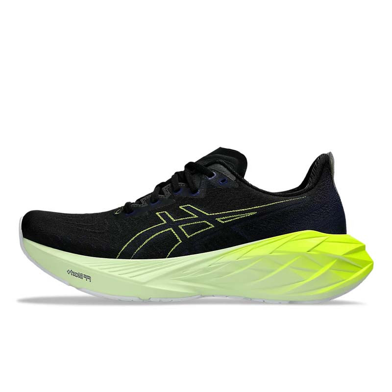 Jual Sepatu Lari Asics Novablast 4 Wide Black Original 1011B694.003 - hoopspoint.com