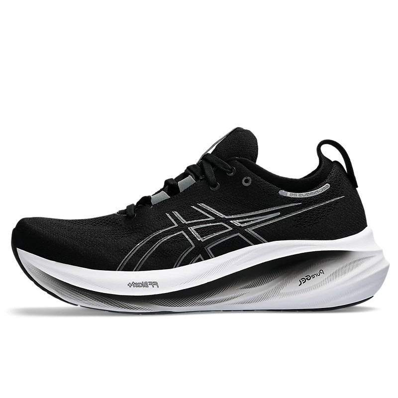 Jual Sepatu Lari Asics Gel-Nimbus 26 Black Original 1011B794.001 - hoopspoint.com