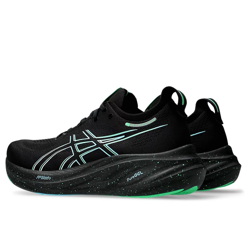 Jual Sepatu Lari Asics Gel-Nimbus 26 Black Original 1011B794.004 - hoopspoint.com