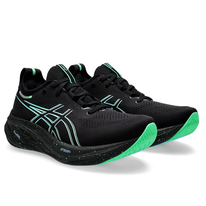 Jual Sepatu Lari Asics Gel-Nimbus 26 Black Original 1011B794.004 - hoopspoint.com