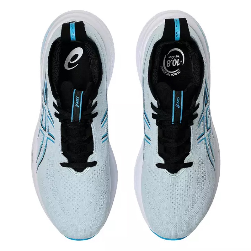 Jual Sepatu Lari Asics Gel-Nimbus 26 Bright Cyan Original 1011B794.023 - hoopspoint.com