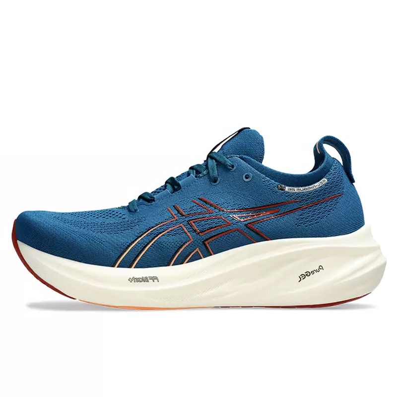 Jual Sepatu Lari Asics Gel-Nimbus 26 Rich Navy Original 1011B794.404 - hoopspoint.com