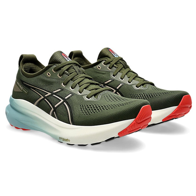 Jual Sepatu Lari Asics Gel-Kayano 31 Smog Green Black Original 1011B867.301 - hoopspoint.com