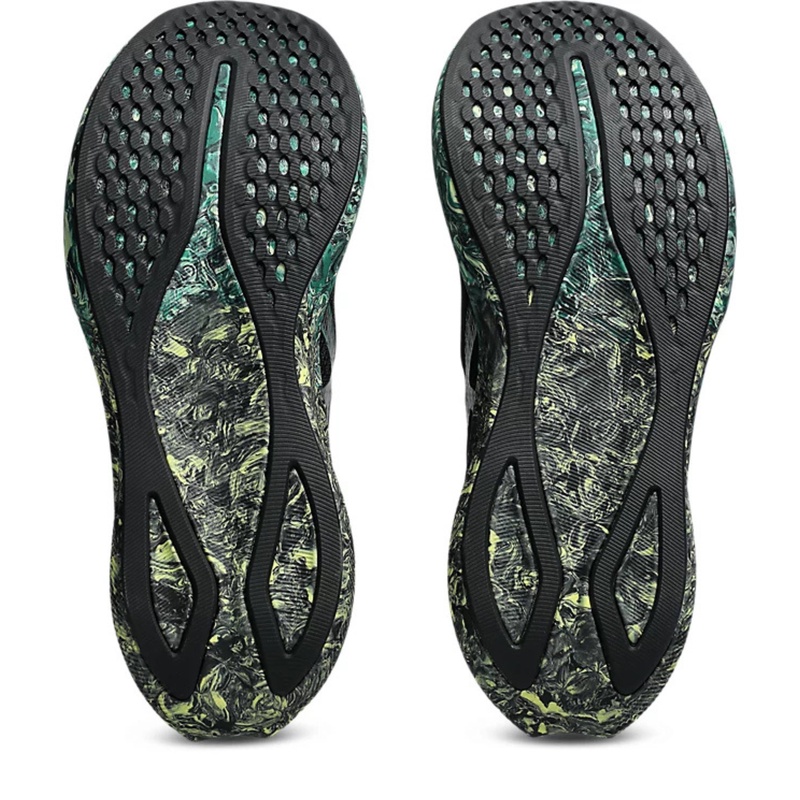 Jual Sepatu Lari Asics Noosa Tri 16 Black - Jasper Green Original 1011B872.004 - hoopspoint.com