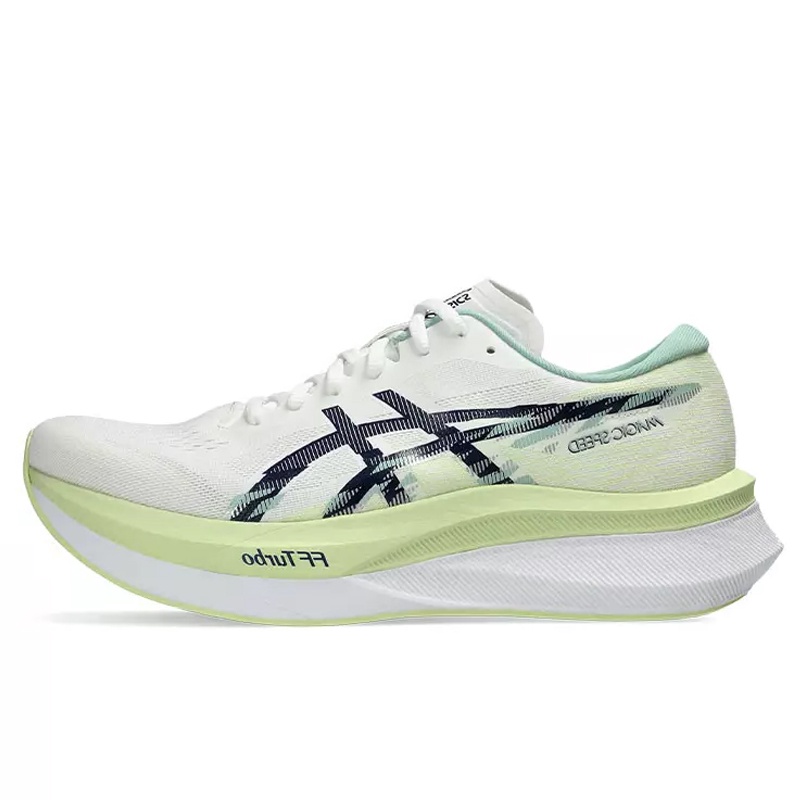 Jual Sepatu Lari Asics Magic Speed 4 White Celedon Original 1011B875.100 - hoopspoint.com