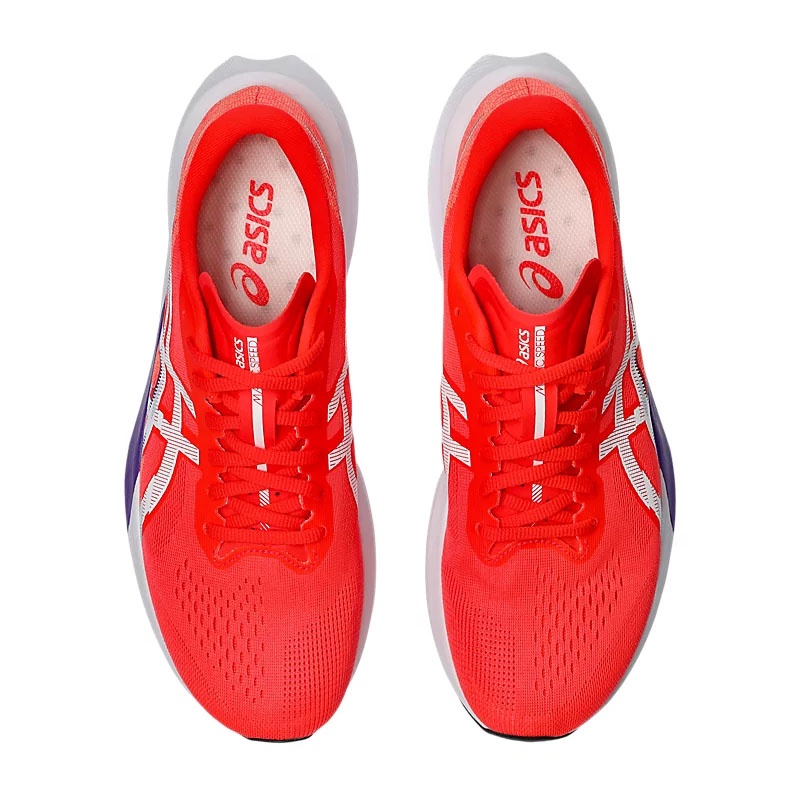 Jual Sepatu Lari Asics Magic Speed 4 Flash Red - White Original 1011B875.600 - hoopspoint.com