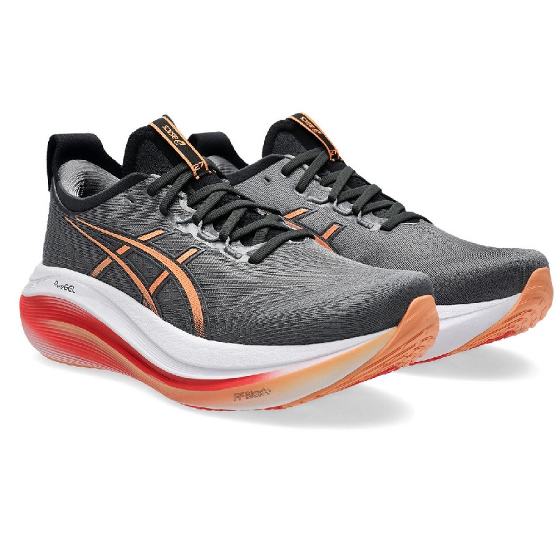 Jual Sepatu Lari Asics Gel-Nimbus 27 Wide Carbon Original 1011B956.021 - hoopspoint.com