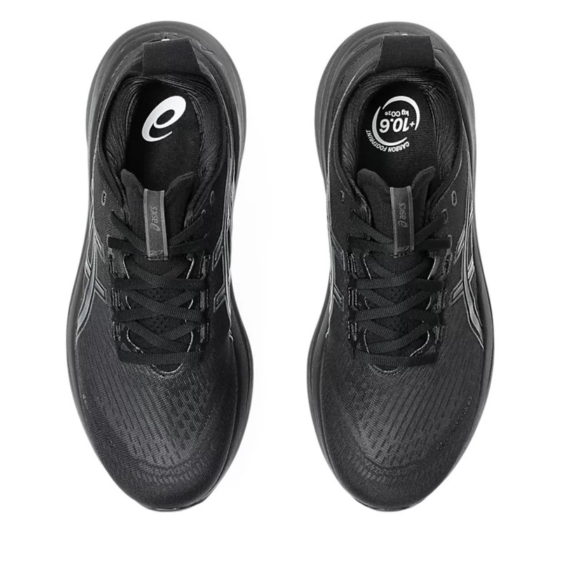 Jual Sepatu Lari Asics Gel-Nimbus 27 Standard Black - Graphite Grey Original 1011B958.001 - hoopspoint.com