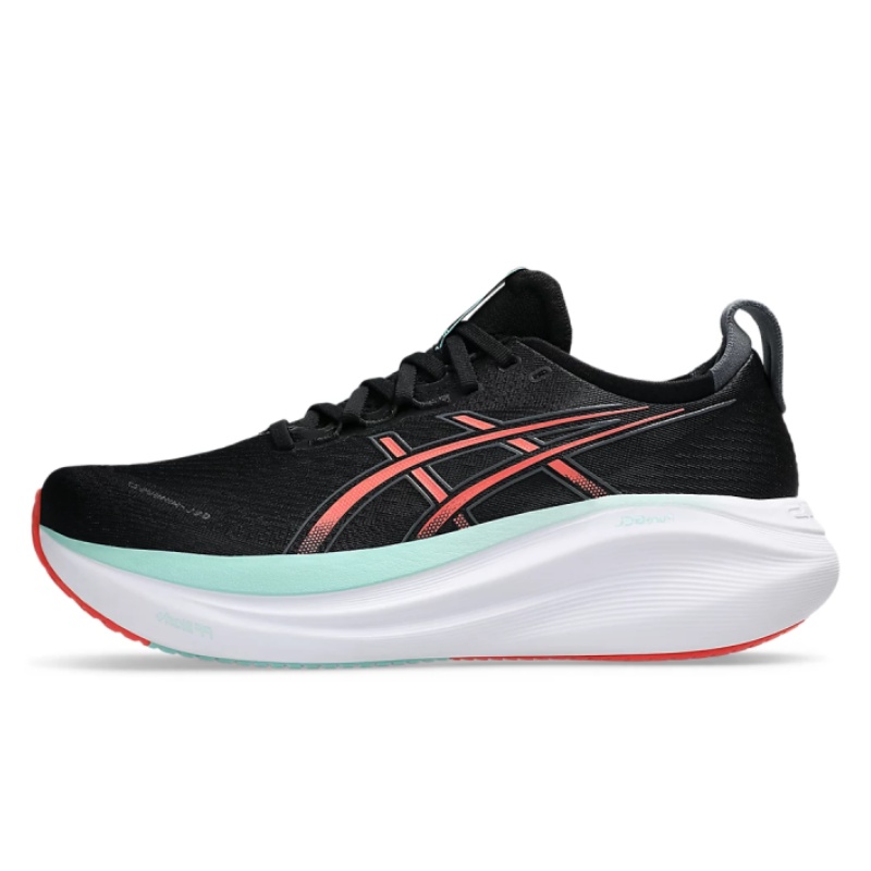 Jual Sepatu Lari Asics Gel-Nimbus 27 Men Standard Black Original 1011B958.004 - hoopspoint.com