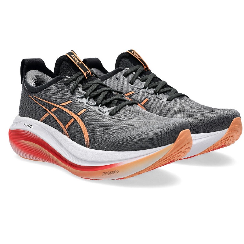 Jual Sepatu Lari Asics Gel-Nimbus 27 Standard Carbon Original 1011B958.021 - hoopspoint.com