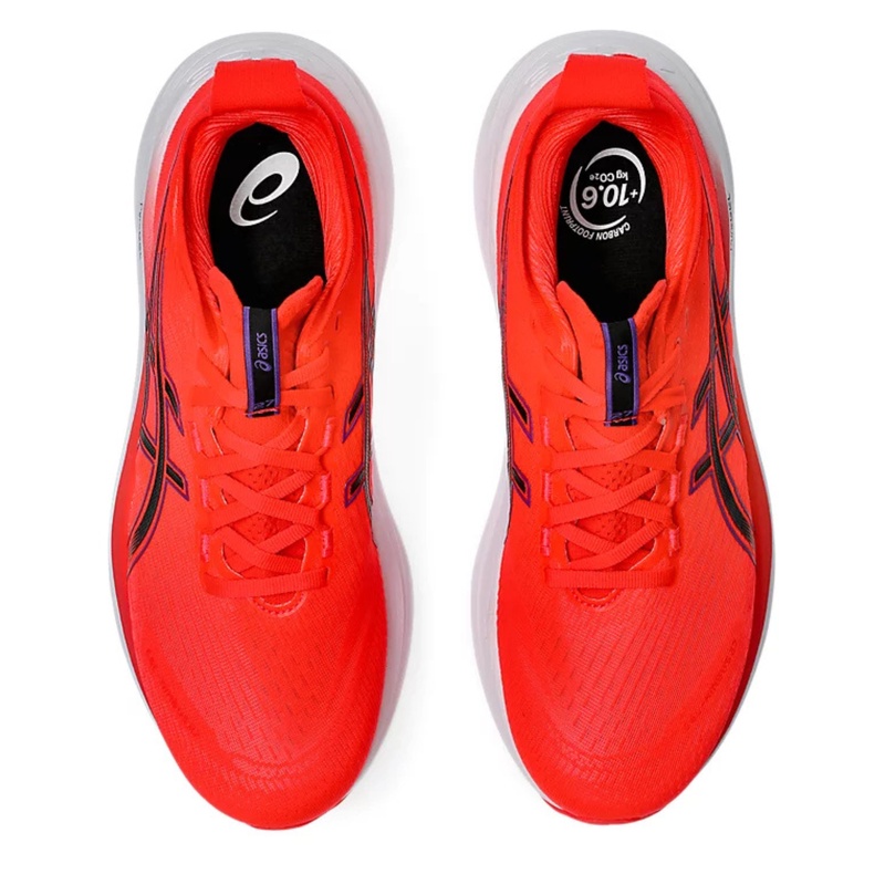 Jual Sepatu Lari Asics Gel-Nimbus 27 Flash Red - Black Original 1011B958.600 - hoopspoint.com