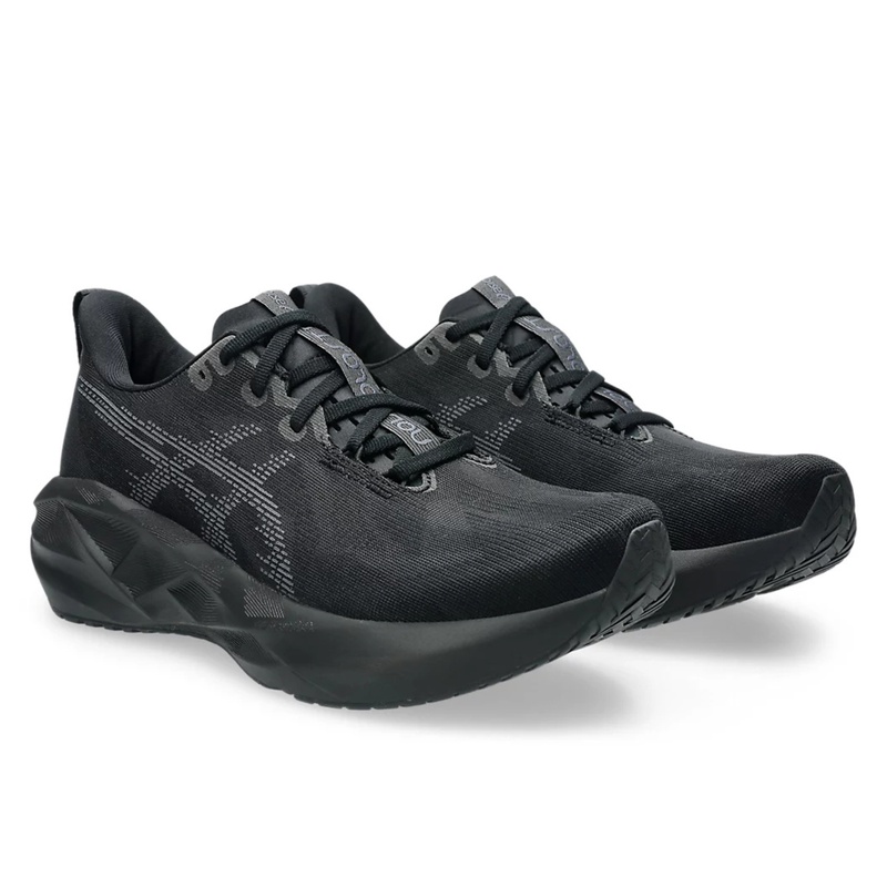 Jual Sepatu Lari Asics Novablast 5 Men Standard Black Original 1011B974.002 - hoopspoint.com