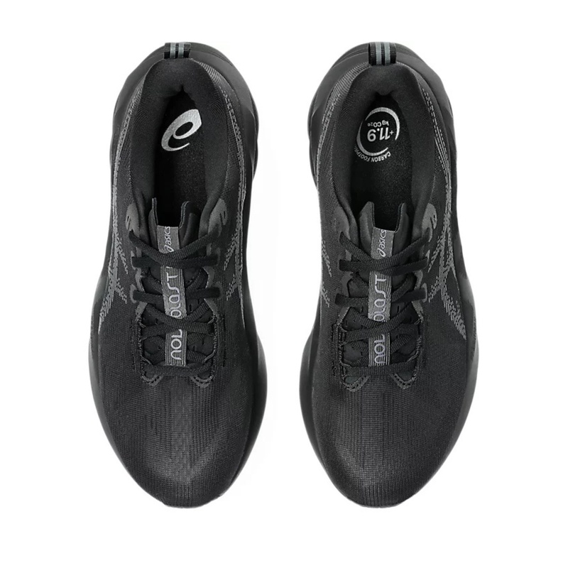 Jual Sepatu Lari Asics Novablast 5 Men Standard Black Original 1011B974.002 - hoopspoint.com