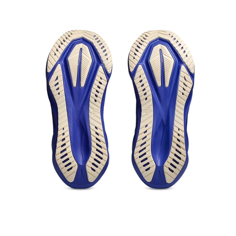 Jual Sepatu Lari Asics Novablast 5 Black-Cobalt Burst Original 1011B974.004 - hoopspoint.com