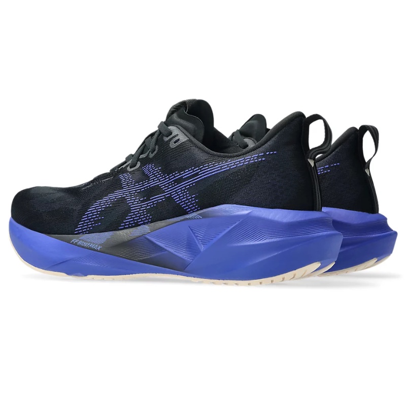Jual Sepatu Lari Asics Novablast 5 Black-Cobalt Burst Original 1011B974.004 - hoopspoint.com