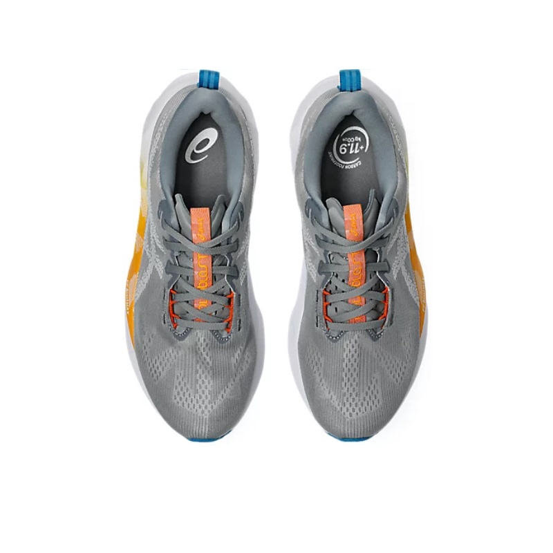 Jual Sepatu Lari Asics Novablast 5 Gravel White Original 1011B974.020 - hoopspoint.com