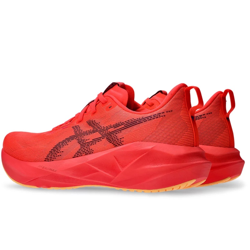 Jual Sepatu Lari Asics Novablast 5 Flash Red - Edo Purple Original 1011B974.600 - hoopspoint.com