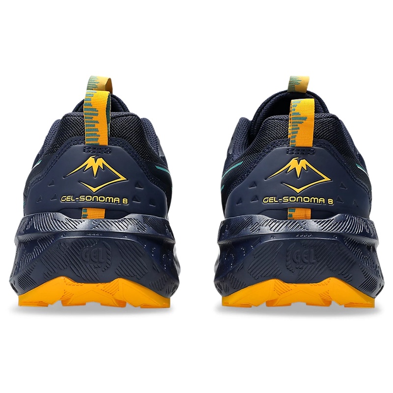 Jual Sepatu Trail Asics Gel-Sonoma 8 Standard Midnight Rainy Lake Original 1011B979.400 - hoopspoint.com