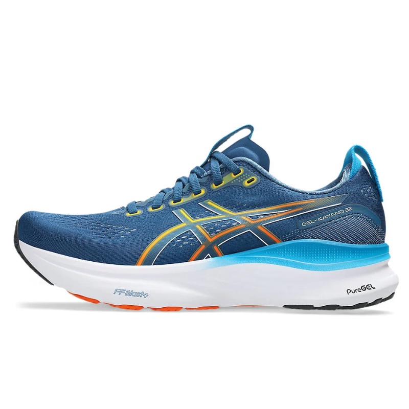 Jual Sepatu Lari Asics Gel-Kayano 32 (2E Wide) Twilight Blue-Anzu Original 1011C051.404 - hoopspoint.com