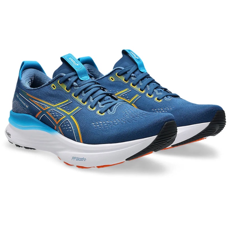 Jual Sepatu Lari Asics Gel-Kayano 32 (2E Wide) Twilight Blue-Anzu Original 1011C051.404 - hoopspoint.com