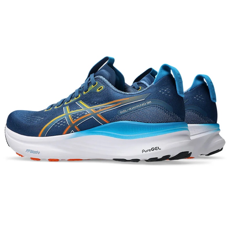 Jual Sepatu Lari Asics Gel-Kayano 32 (2E Wide) Twilight Blue-Anzu Original 1011C051.404 - hoopspoint.com