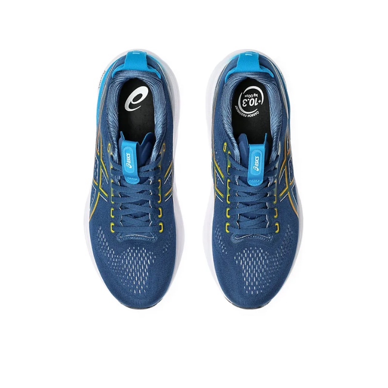 Jual Sepatu Lari Asics Gel-Kayano 32 (2E Wide) Twilight Blue-Anzu Original 1011C051.404 - hoopspoint.com