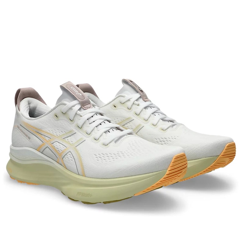 Jual Sepatu Lari Asics Gel-Kayano 32 White - Orange Glow Original 1011C052.101 - hoopspoint.com