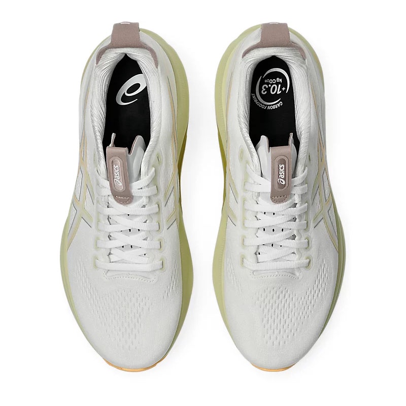 Jual Sepatu Lari Asics Gel-Kayano 32 White - Orange Glow Original 1011C052.101 - hoopspoint.com