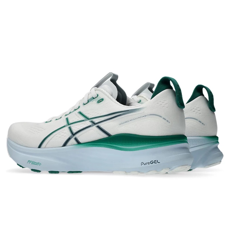 Jual Sepatu Lari Asics Gel-Kayano 32 Standard White - Jasper Green Original 1011C052.102 - hoopspoint.com
