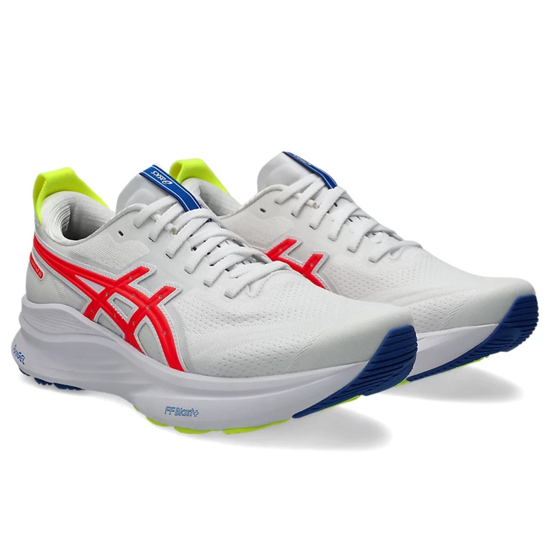 Jual Sepatu Lari Asics Gel-Kayano 32 Asics Track Club White - Flash Coral Original 1011C132.100 - hoopspoint.com