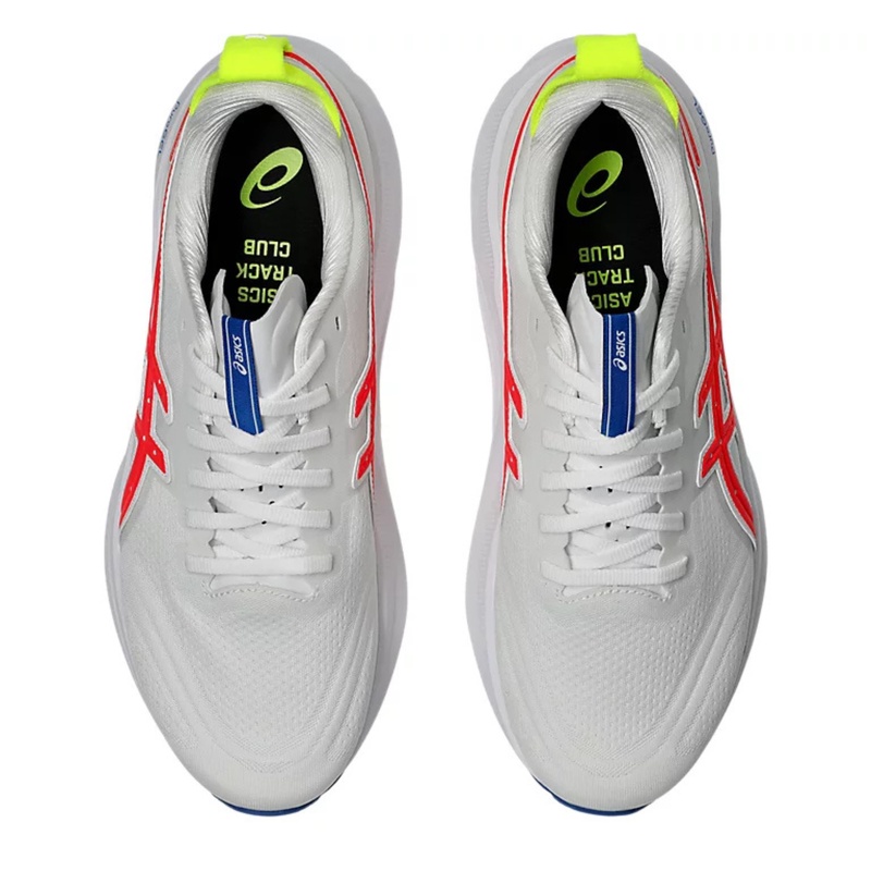 Jual Sepatu Lari Asics Gel-Kayano 32 Asics Track Club White - Flash Coral Original 1011C132.100 - hoopspoint.com
