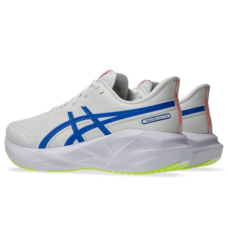 Jual Sepatu Lari Asics Novablast 5 Atc Standard Asics Track Club White - Tuna Blue Original 1011C137.100 - hoopspoint.com