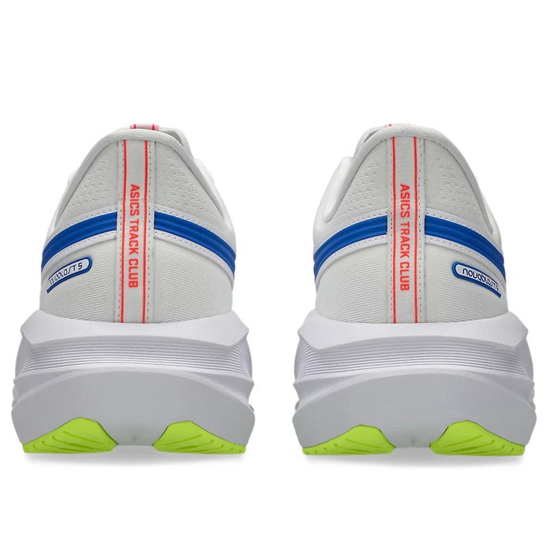 Jual Sepatu Lari Asics Novablast 5 Atc Standard Asics Track Club White - Tuna Blue Original 1011C137.100 - hoopspoint.com