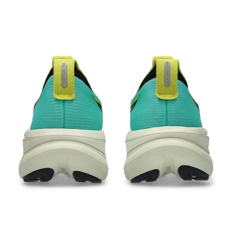 Jual Sepatu Lari Asics Gel-Nimbus 28 Tr Aurora Green-Black Original 1011C216.300 - hoopspoint.com