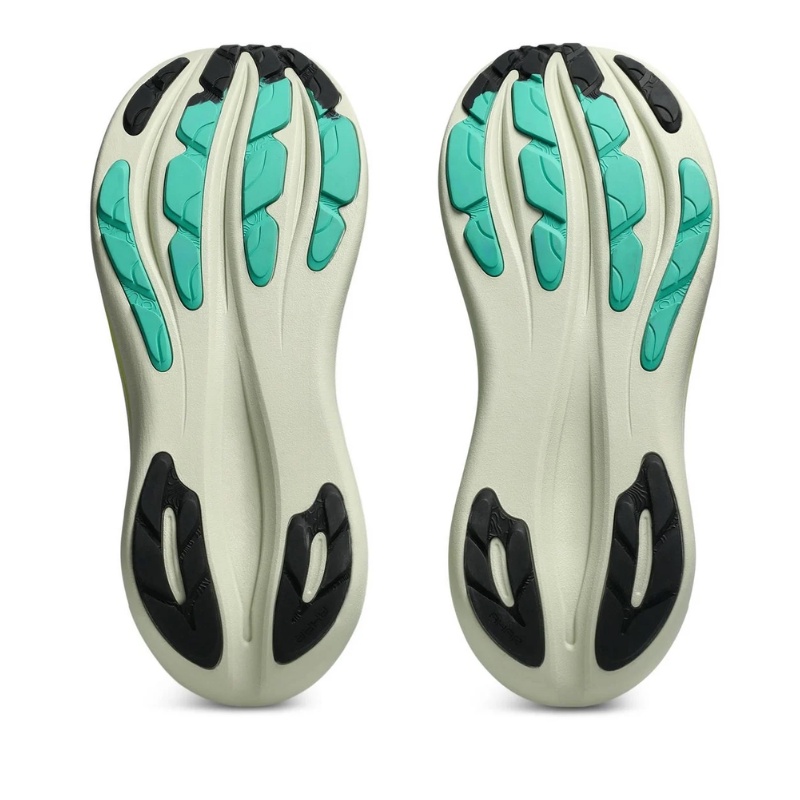 Jual Sepatu Lari Asics Gel-Nimbus 28 Tr Aurora Green-Black Original 1011C216.300 - hoopspoint.com