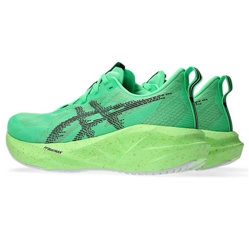 Jual Sepatu Lari Asics Novablast 5 Ekiden Vital Green Original 1011C224.300 - hoopspoint.com