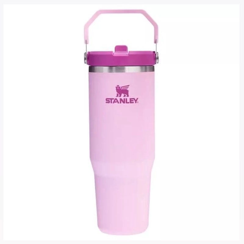 Beli Botol Minum Basket Stanley The Iceflow Flip Straw Tumbler Cherry Blossom Original 1012043325