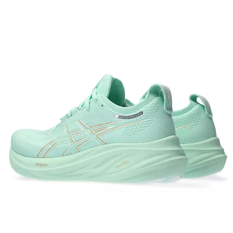 Jual Sepatu Lari Wanita Asics Wmns Gel-Nimbus 26 Mint Tint Original 1012B601.300 - hoopspoint.com